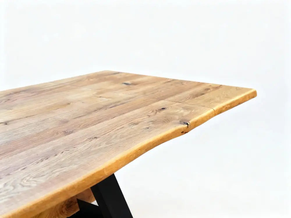 Esstisch Eiche Vollholz - Tisch mit Ansteckplatte 280x100cm